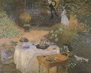Claude Monet The lunch (san27) Norge oil painting reproduction